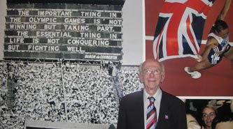 Dennis Milstone, who worked on organising the 1948 London Olympics