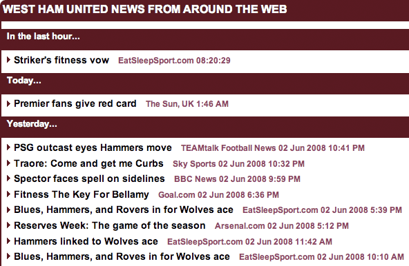 Daily Mail West Ham news round-up