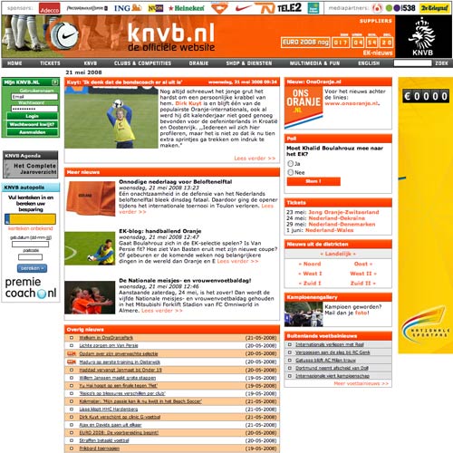 KNVB Homepage