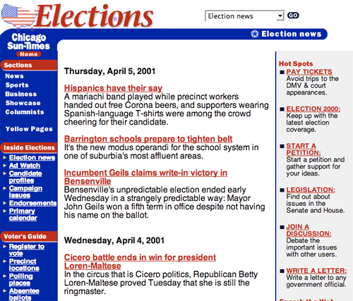 Sun-Times election results