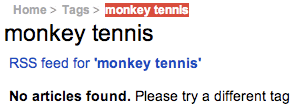 Monkey Tennis