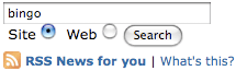 Chronicle search box