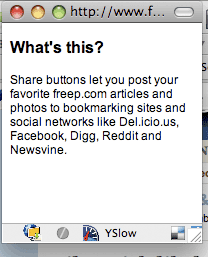 Freep.com social media help pop-up