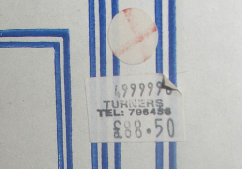 TARDIS price stickr