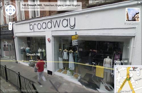 Broadway on Google Street View