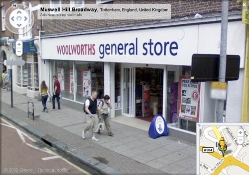 Woolworths on Google Street View