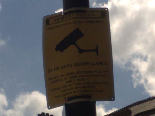 Another CCTV sign