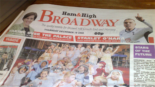Ham & High Broadway front page