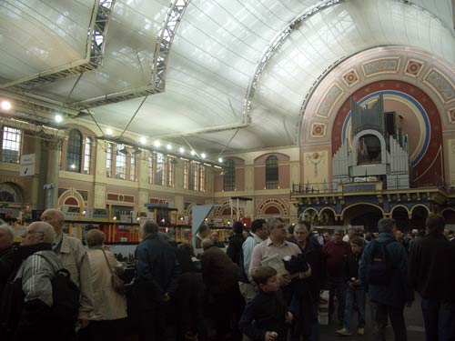 Inside Alexandra Palace