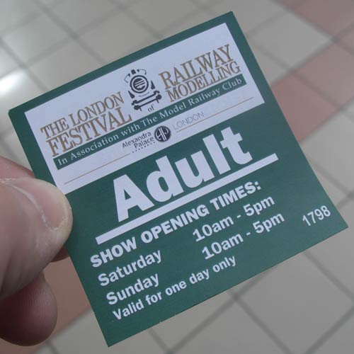 Festival of Railway Modelling ticket