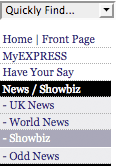 Express News & Showbiz category