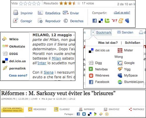 European newspaper share panels