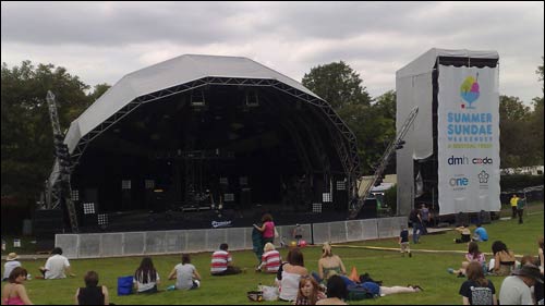 Main stage at 2009 Summer Sundae