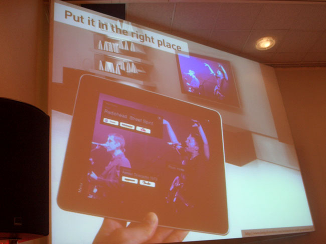 Radiohead used to illustrate a potential two-screen experience