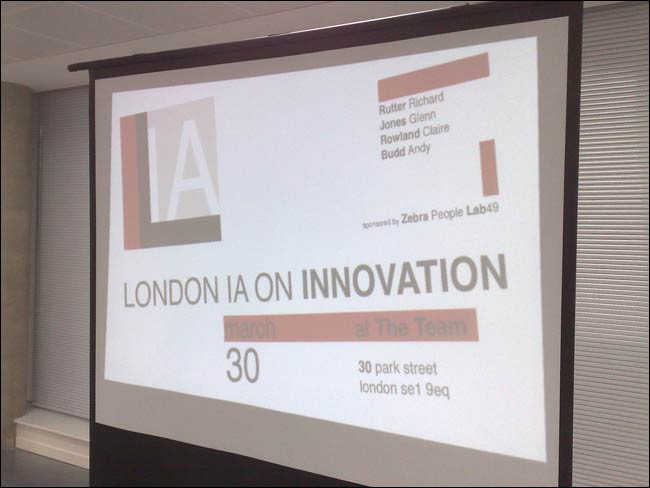 London IA on Innovation