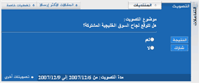 Al Jazeera Arabic vote