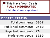 BBC moderation queue