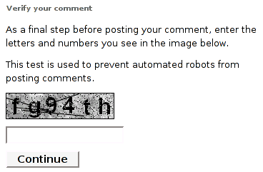 Captcha in action