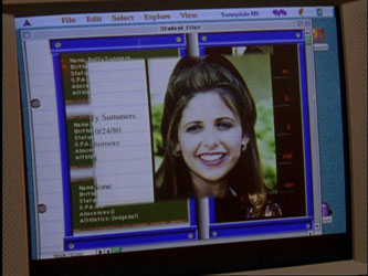 Screengrab from Buffy The Vampire Slayer