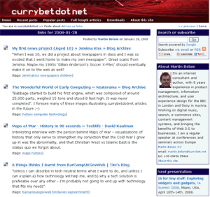 Delicious links on currybetdotnet