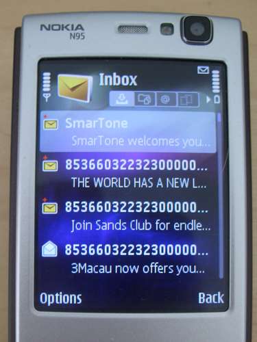 SMS spam on my Nokia N95