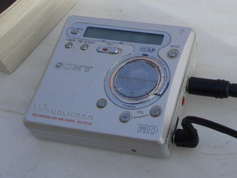 Playlist Minidisc Portable