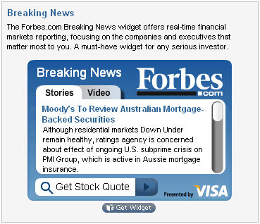 Forbes Widgets