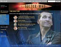 The BBC's new Doctor Who site