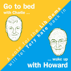 Go to bed with Charlie...wake up with Howard