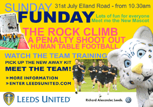 leedsunited.com Splash page