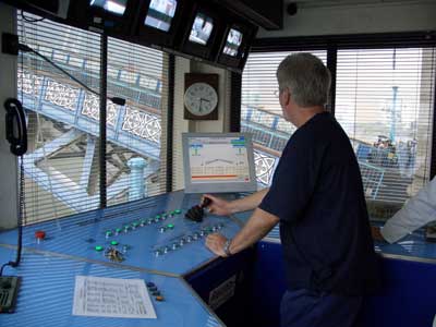 My father-in-law lifting Tower Bridge