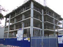 Flats being built on Orient's ground