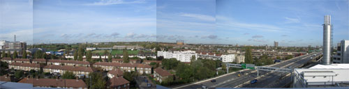 The view across London from my new desk