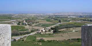 View from Mdina's walls