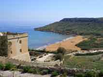 Ramla beach in Gozo