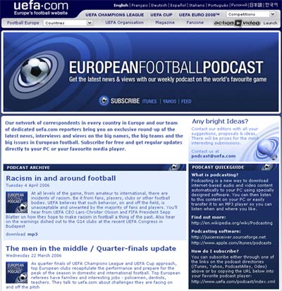 UEFA.com European Football Podcast