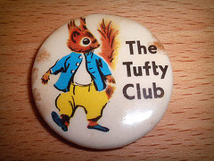 Tufty the Squirrel badge