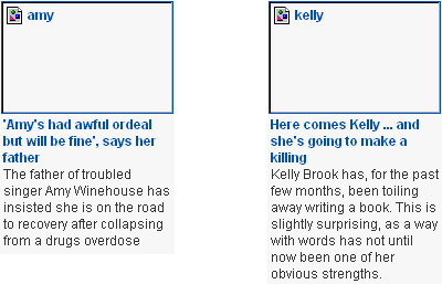 Daily Mail alt tags for Amy and Kelly