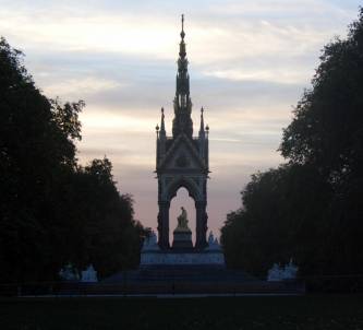 Albert Memorial sunset