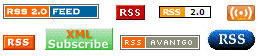 Various RSS icons