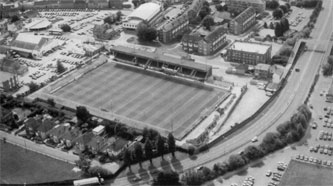 Yeovil's famous sloping pitch