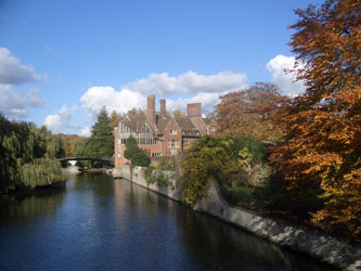 The River Cam behind Clare College