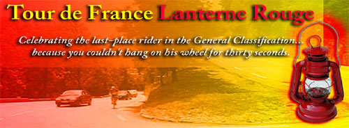 TDF Lanterne Rouge blog