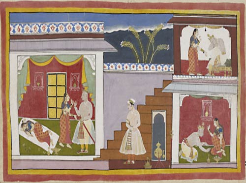A page from an illustrated edition of the Ramayana