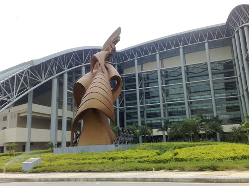 Entrance to the Macau sports dome