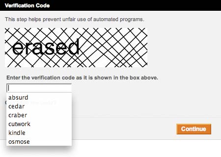 Captcha hell