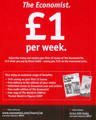 The Economist offer