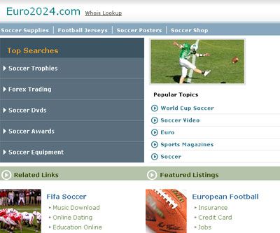 Euro2024 domain squatting