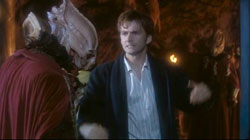 Dave Tennant looking very much like Arthur Dent
