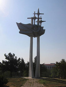 Yuri Gagarin memorial monument